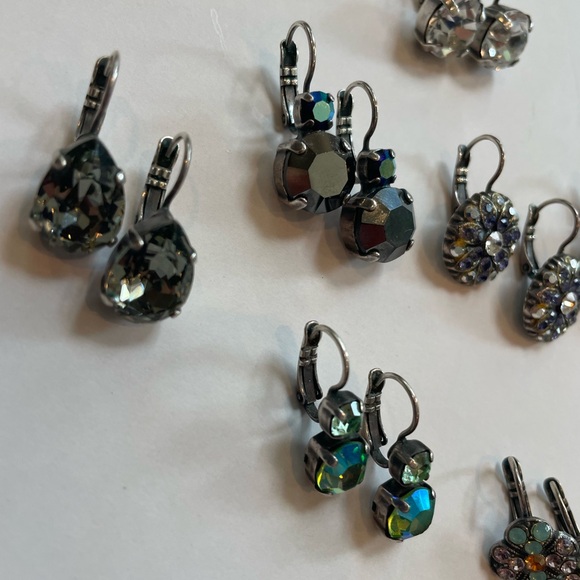 Mariana Multi-Color Crystal Earrings Sets - Picture 2 of 8